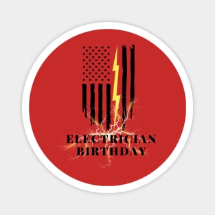 electrician birthday Magnet